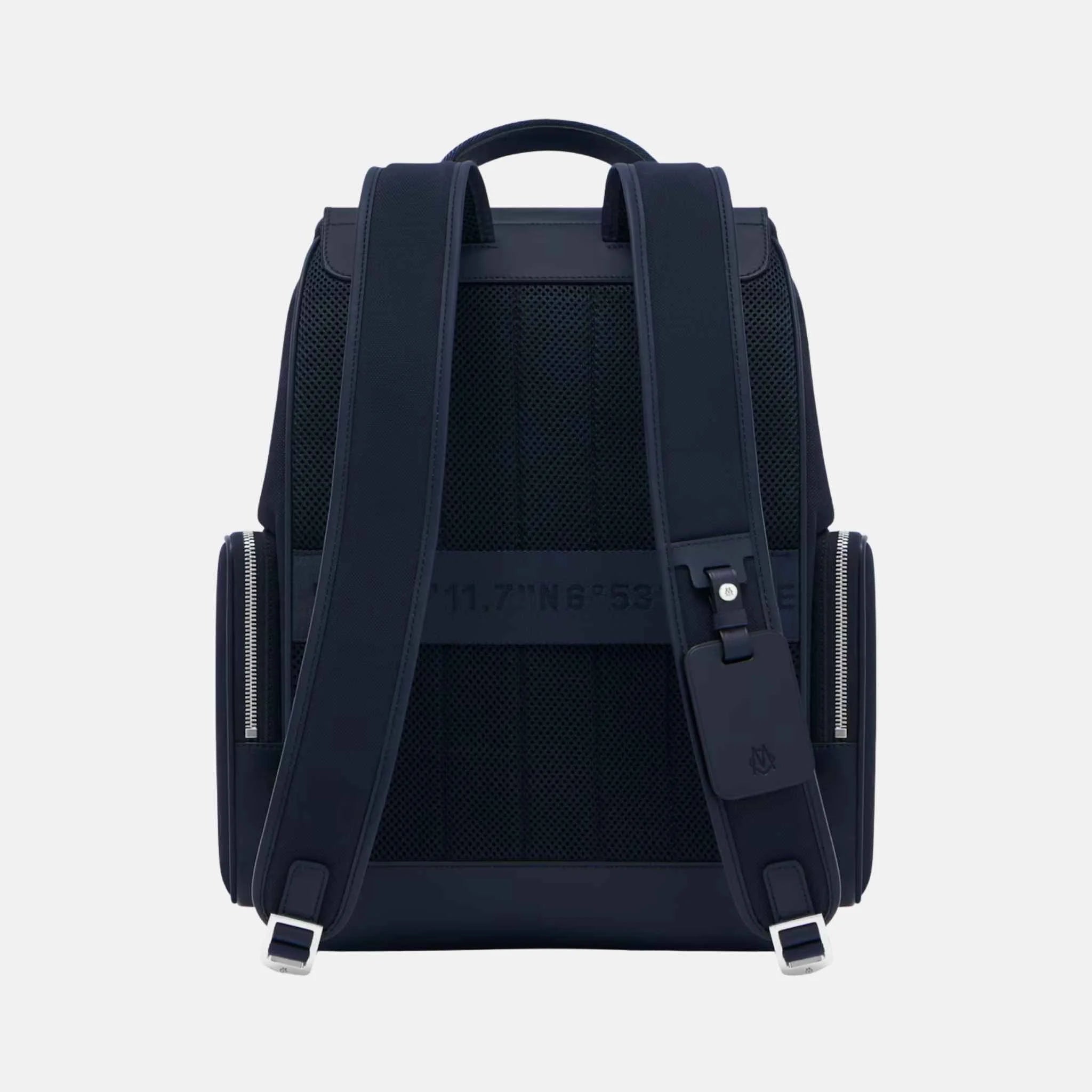 Rimowa Never Still Canvas Flap Backpack Large, Navy Blue, Back