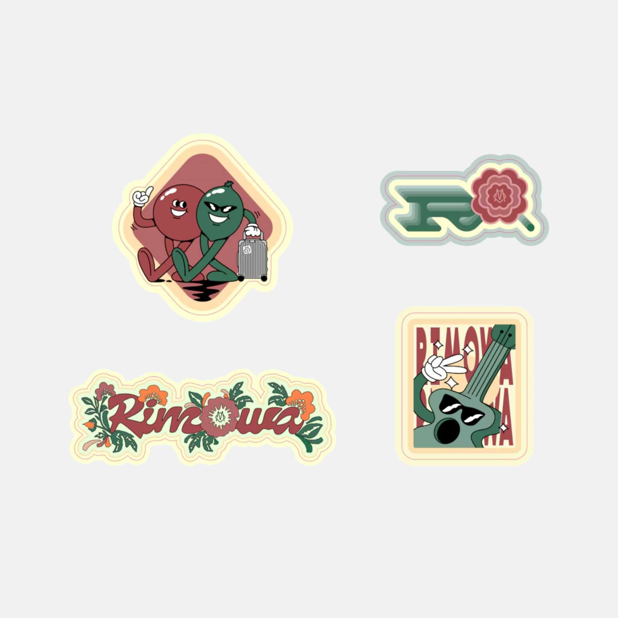 Rimowa Stickers Set Mexico Summer
