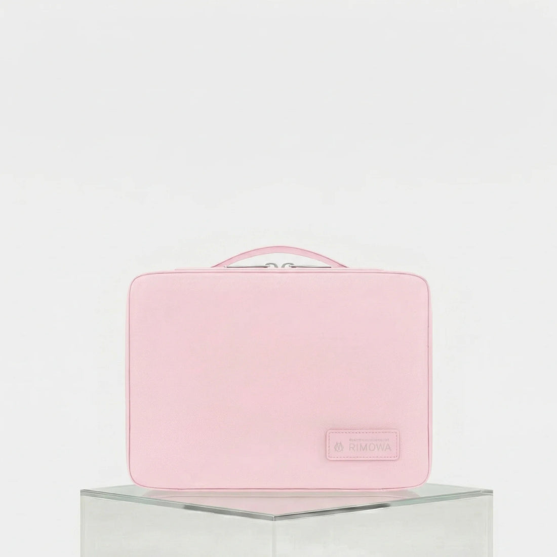 Rimowa Trifold Toiletry Pouch, Gloss Ballerina Pink, Front