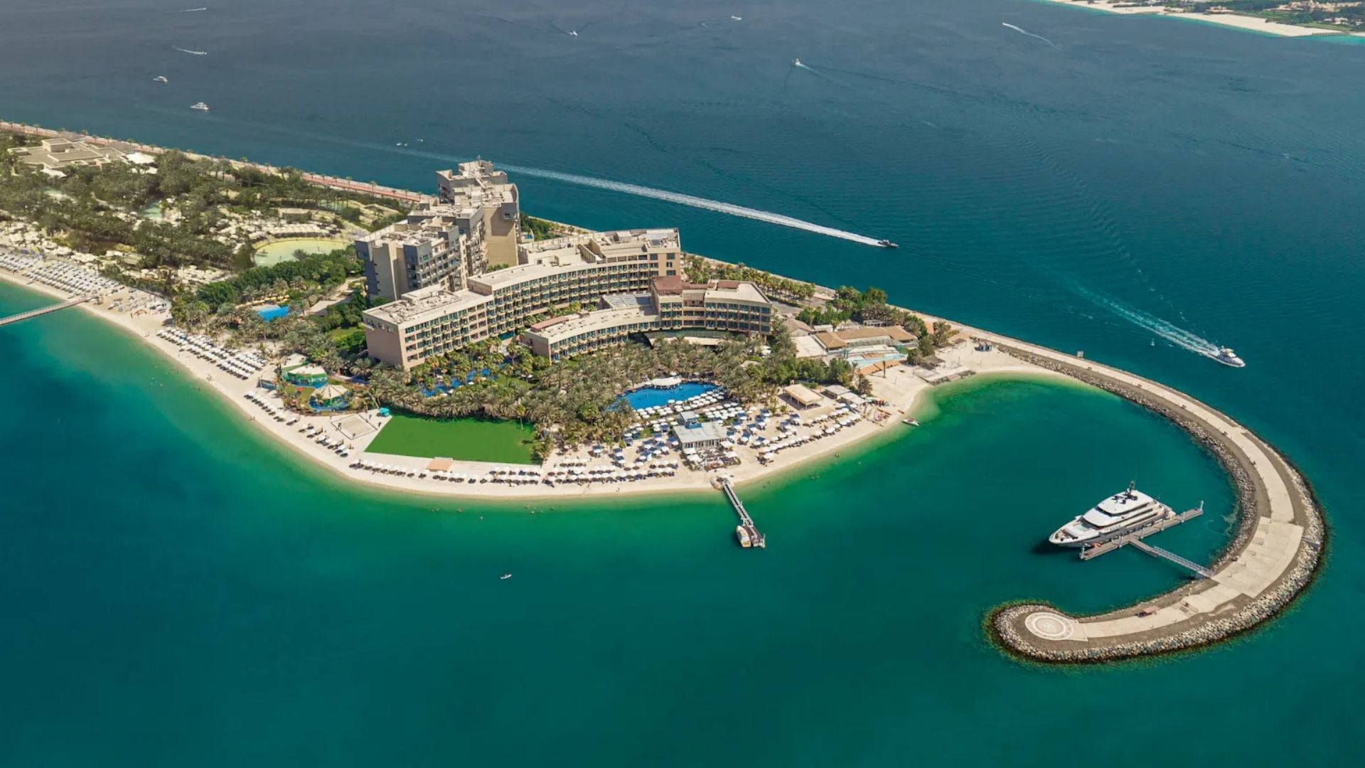 Rixos The Palm, Day, Beach