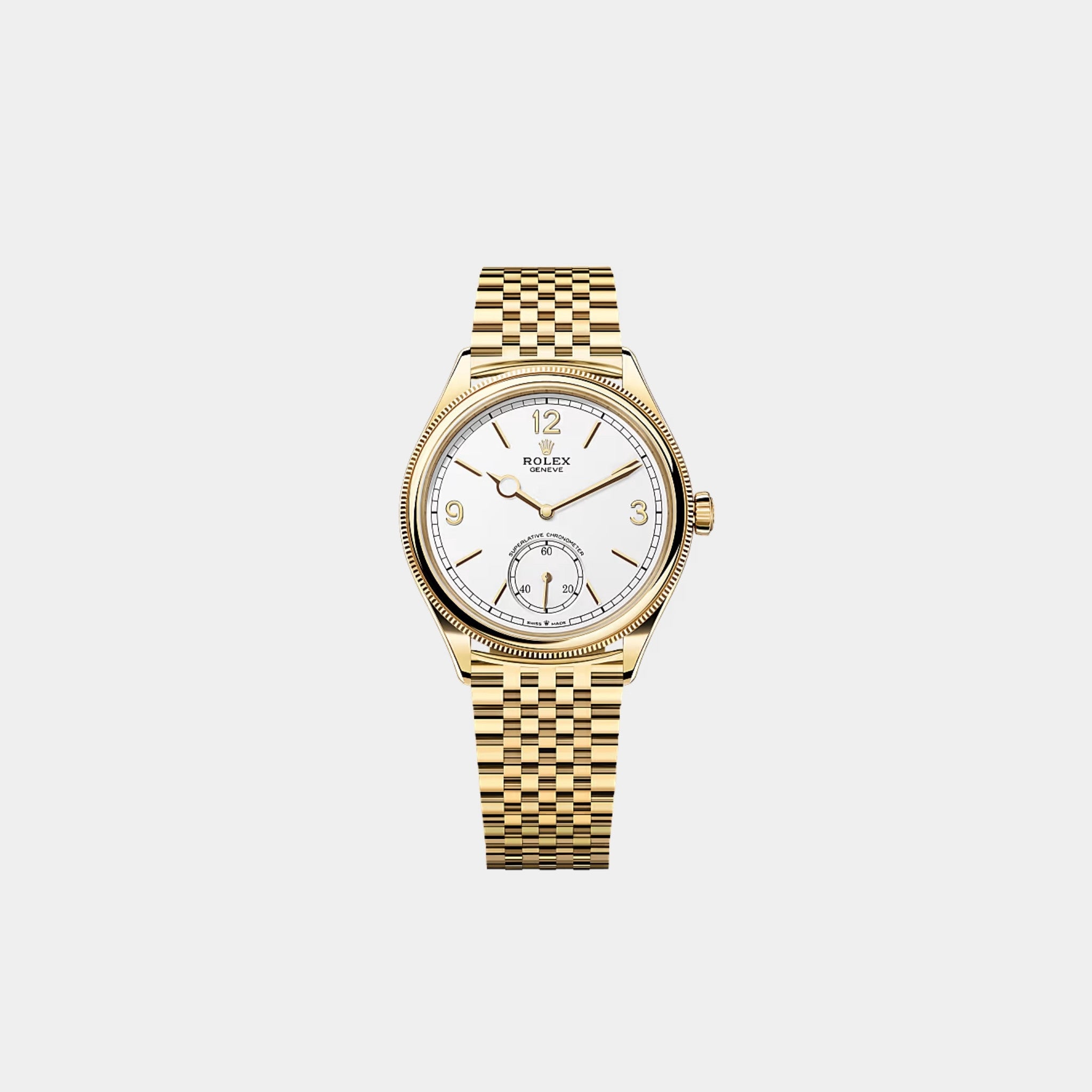 Rolex 1908 Yellow Gold Intense White Ref. 52508-0008, Front