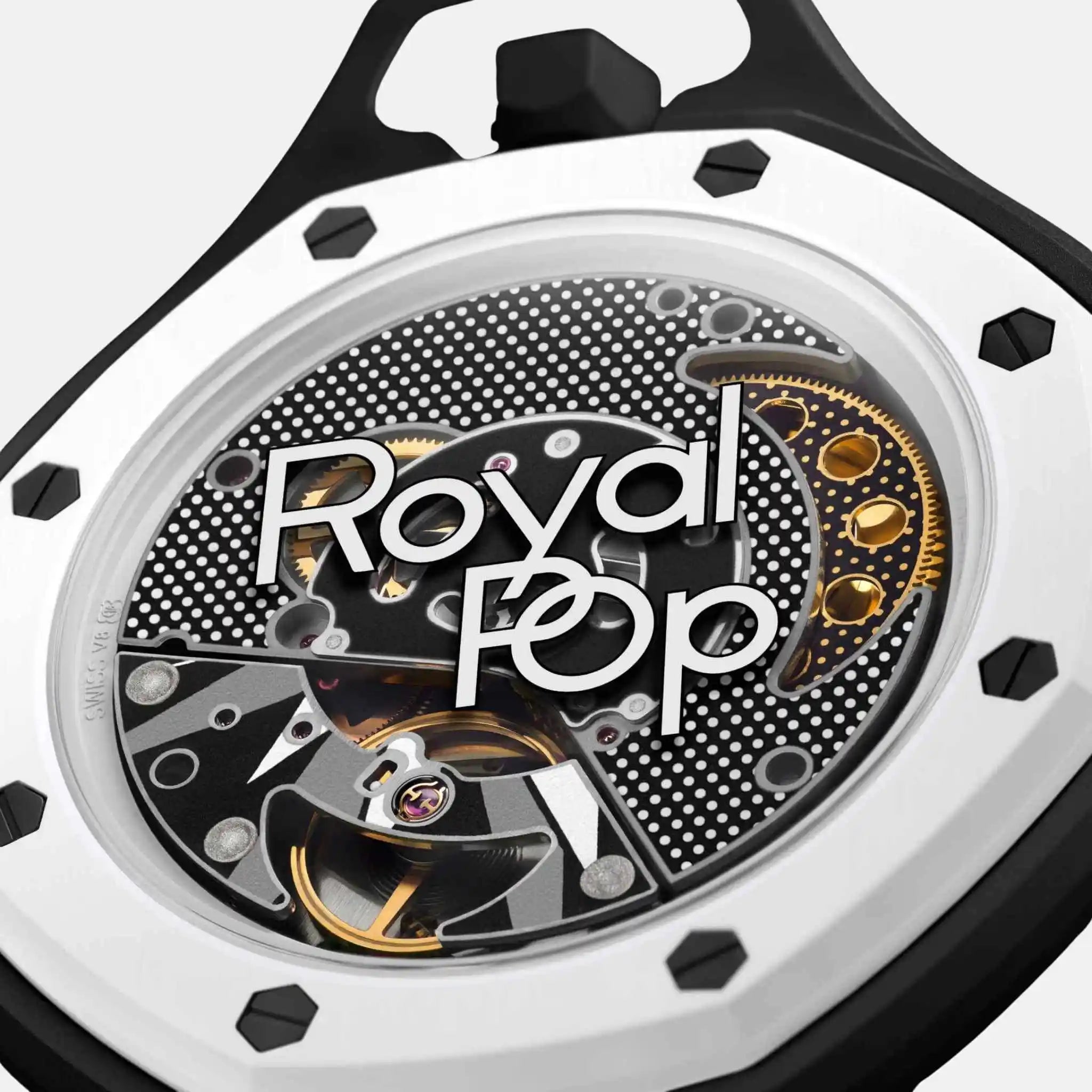 Swatch Royal Pop ocho negro , Back