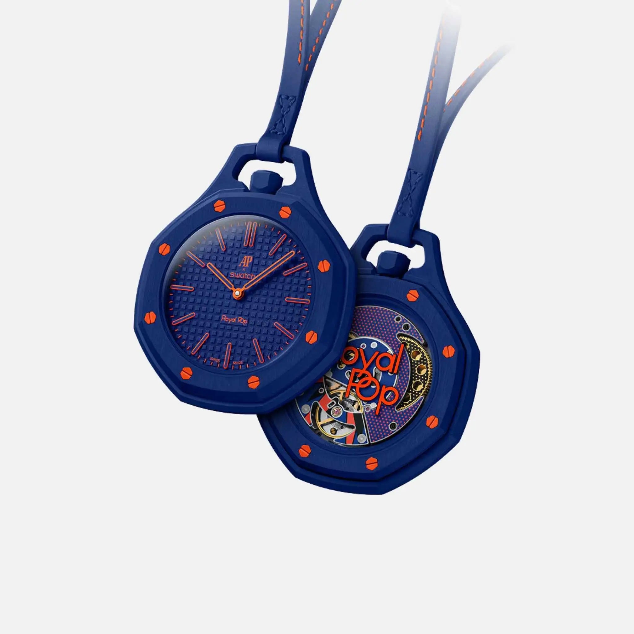 Swatch Royal Pop orenji hachi , front