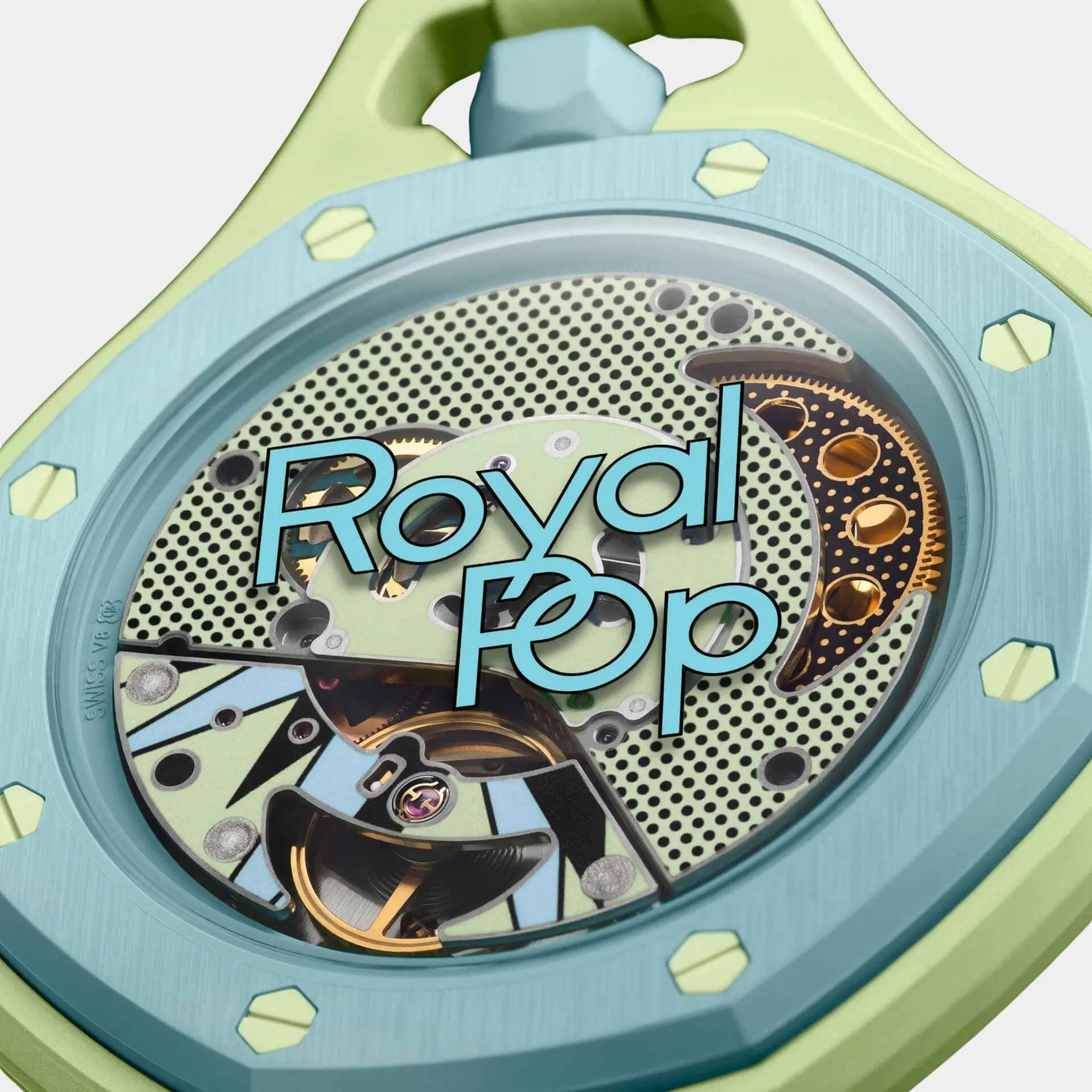Swatch Royal Pop balue acht , Back