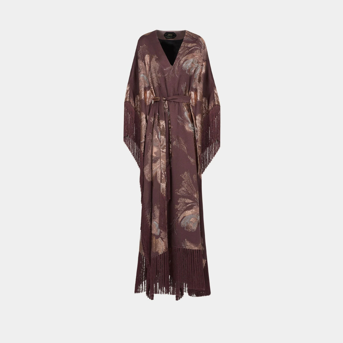 Taller Marmo Dawn Royale Kaftan In Mauve, Front