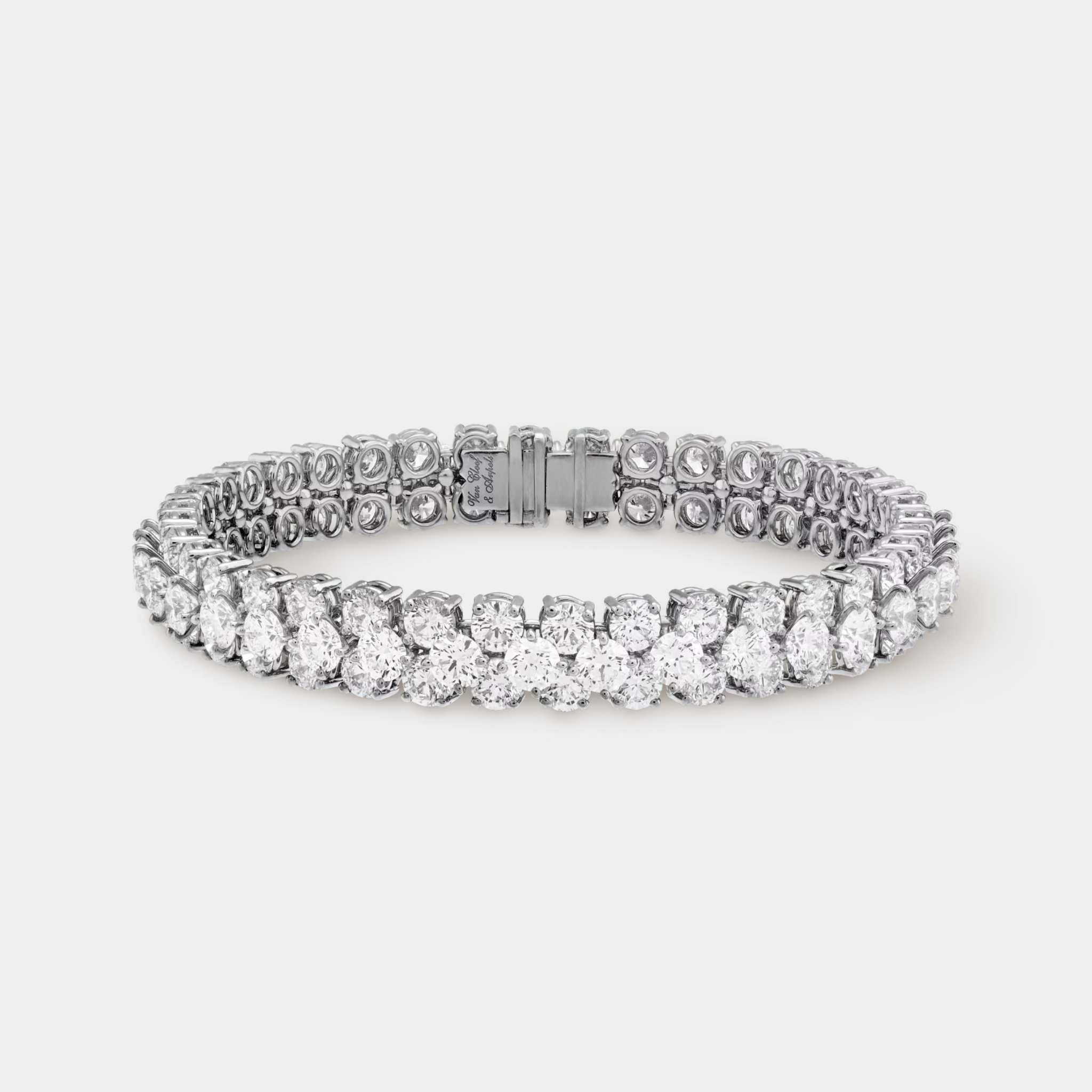 Van Cleef & Arpels À Cheval Transformable Necklace Platinum Diamond, Bracelet