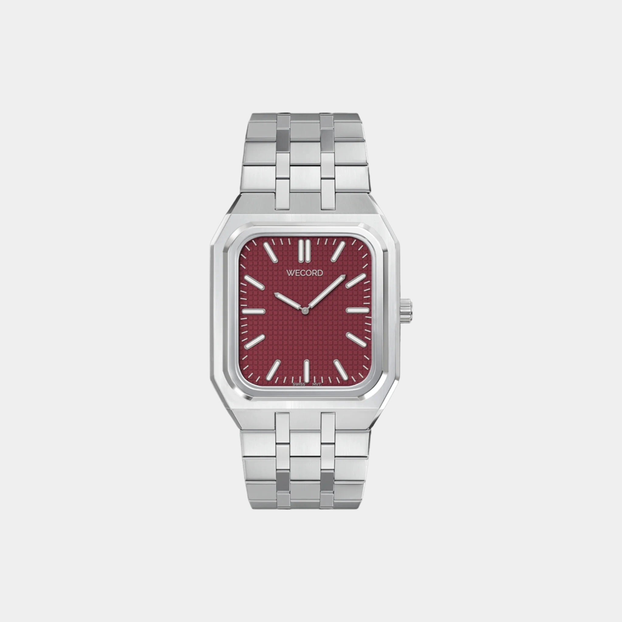 Wecord Duke Watch Large Model, Burgundy