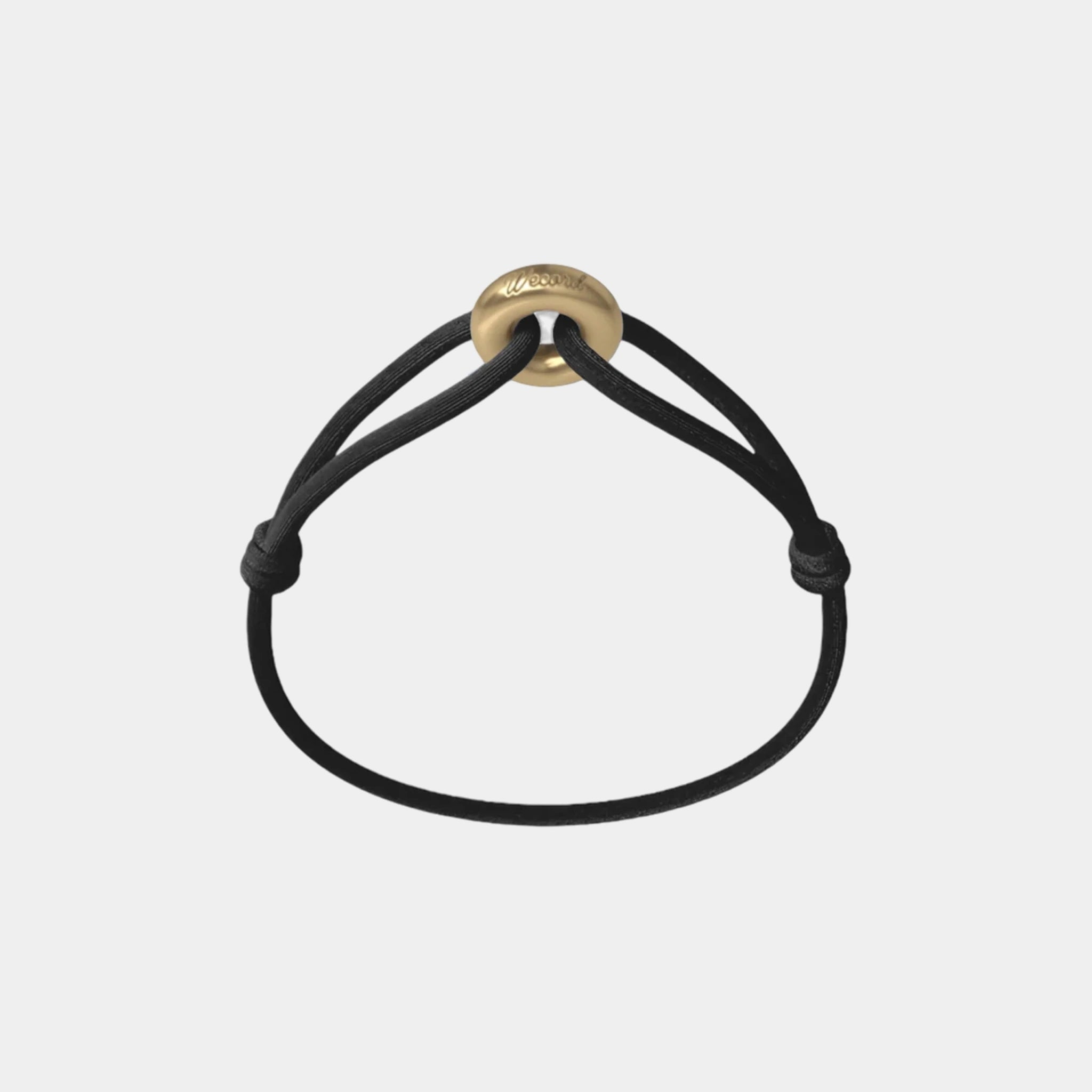 Wecord Golden Soho Cord Bracelet, Black