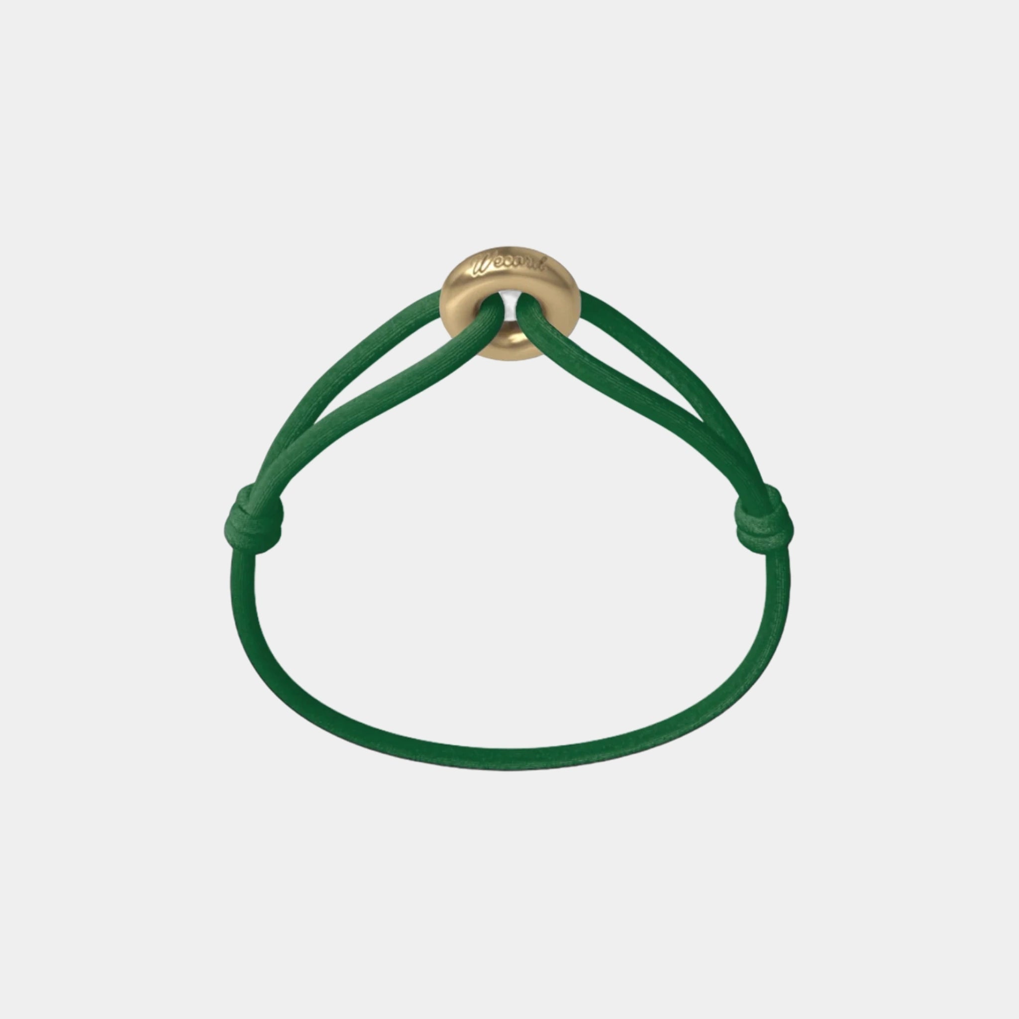 Wecord Golden Soho Cord Bracelet, Green