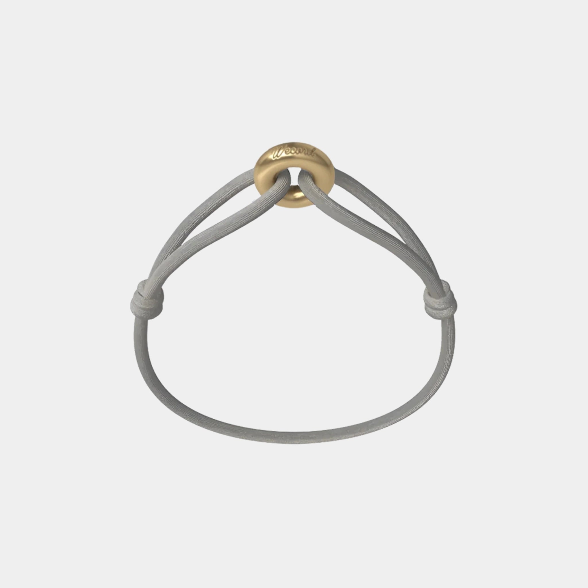 Wecord Golden Soho Cord Bracelet, Grey