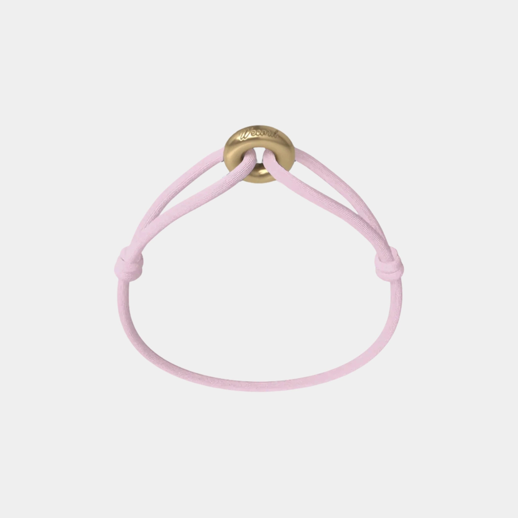 Wecord Golden Soho Cord Bracelet, Light Pink