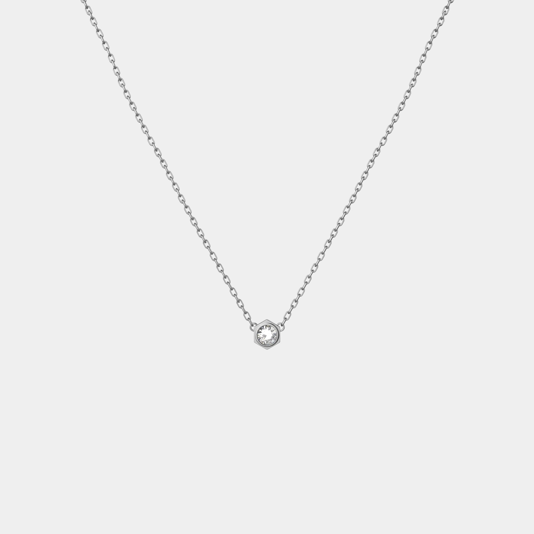 Wecord Unity necklace, Silver, Pendant