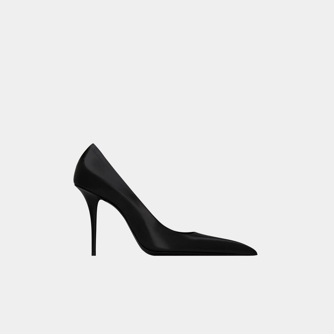 Yves Saint Laurent Elysee Pumps In Smooth Leather, Noir, Side