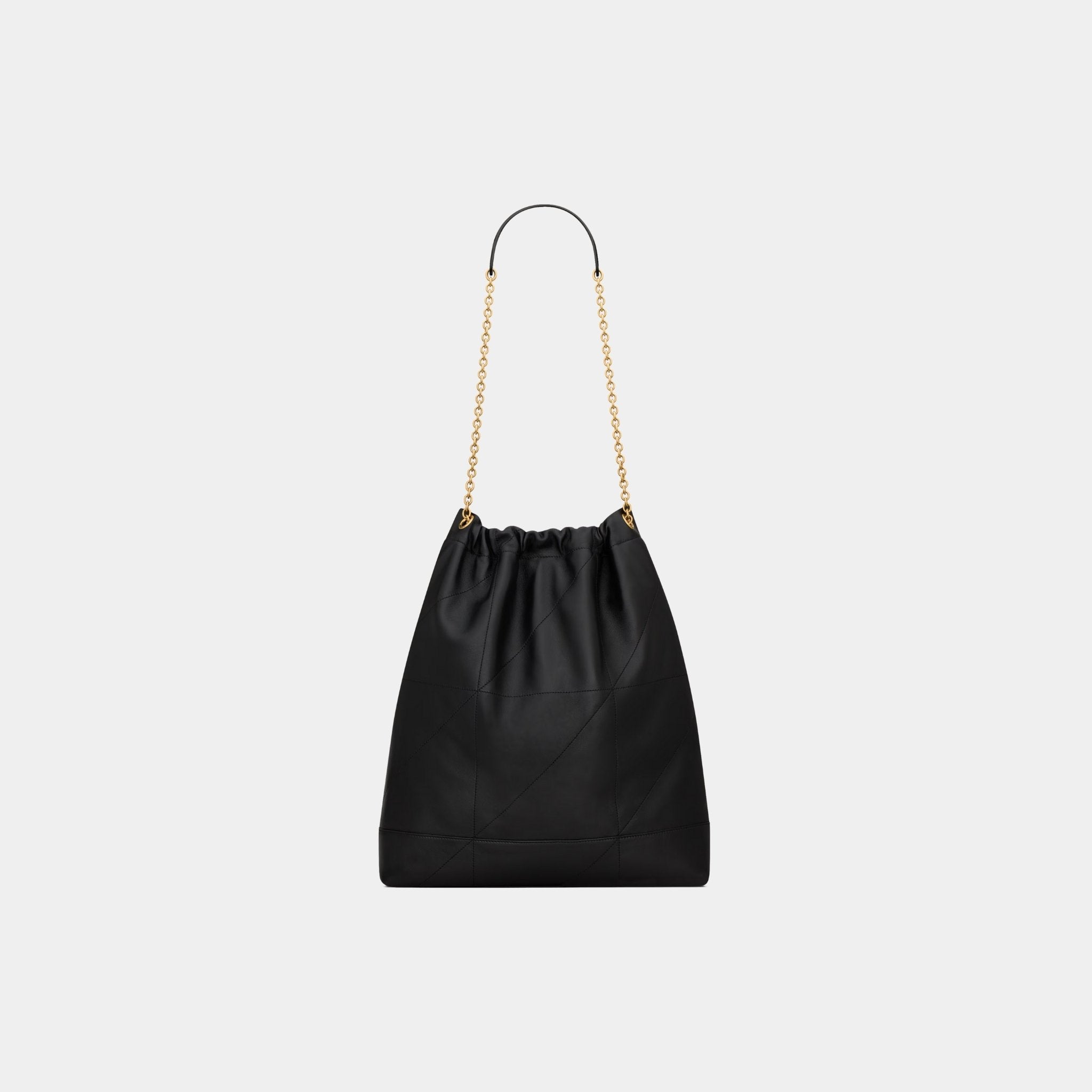 Yves Saint Laurent Jamie Large Pochon In Lambskin, Back