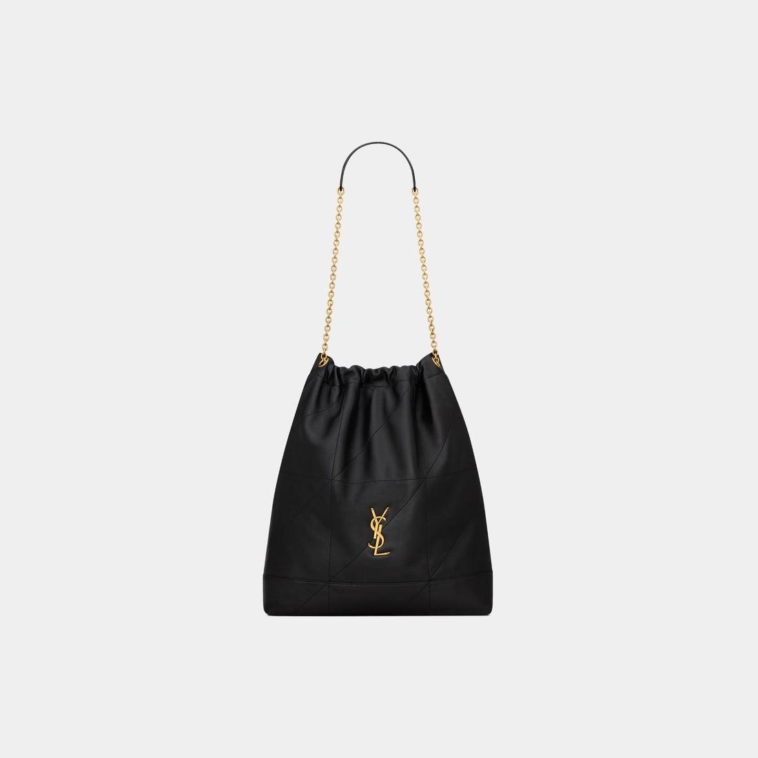 Yves Saint Laurent Jamie Large Pochon In Lambskin, Front