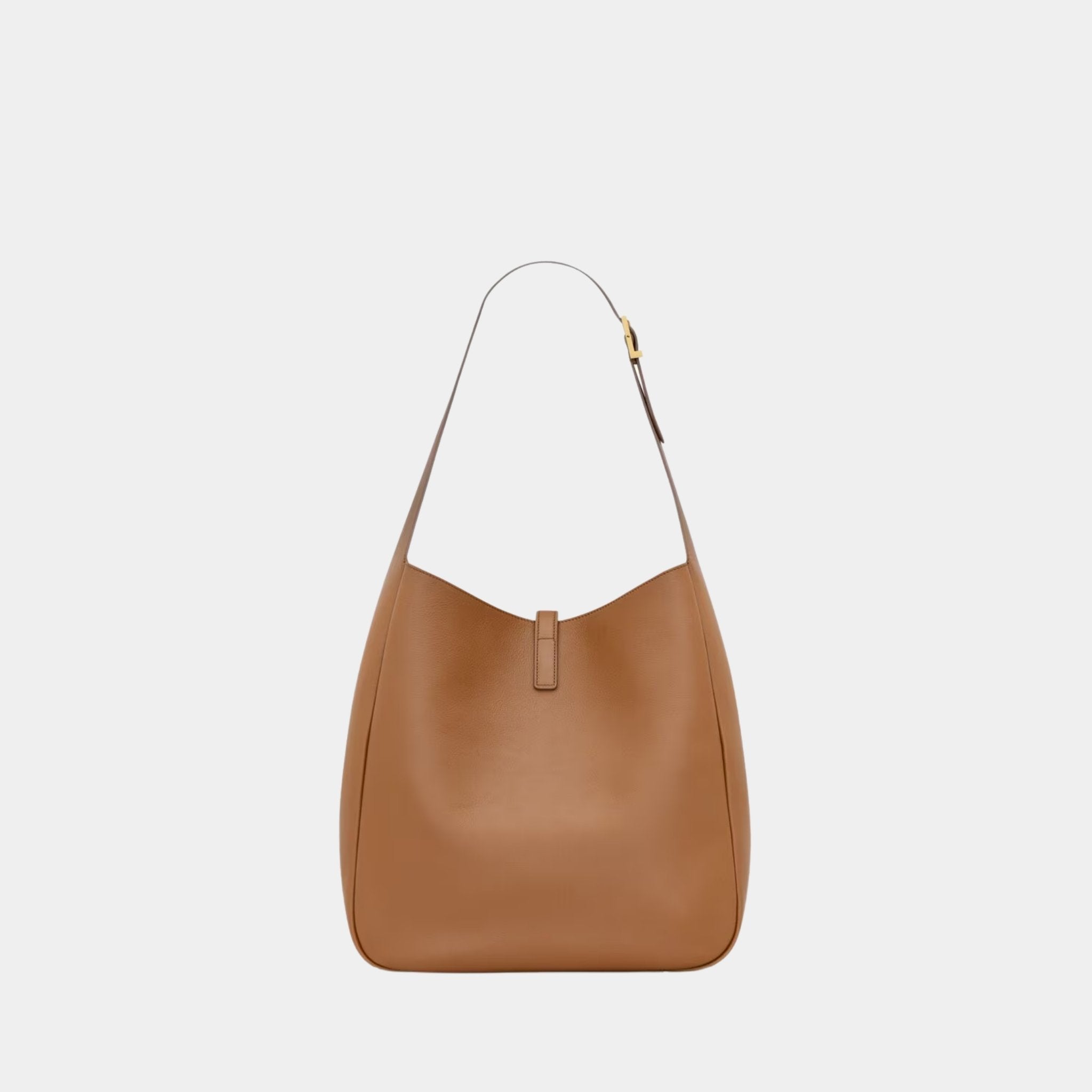 Yves Saint Laurent Le 5 A 7 Supple Large In Grained Leather, Fox, Back