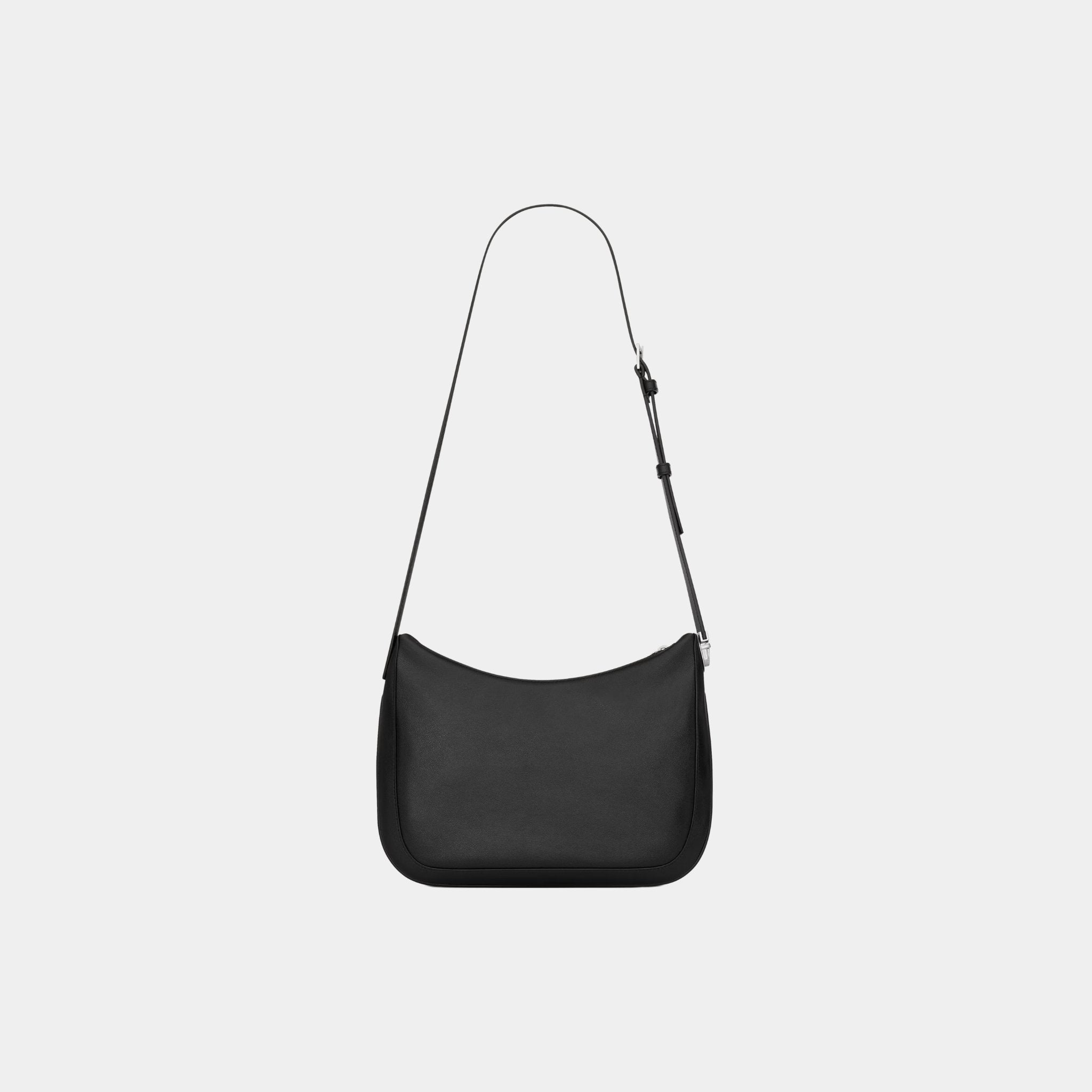 Yves Saint Laurent Tuc Bag In Smooth Leather, Black, Back