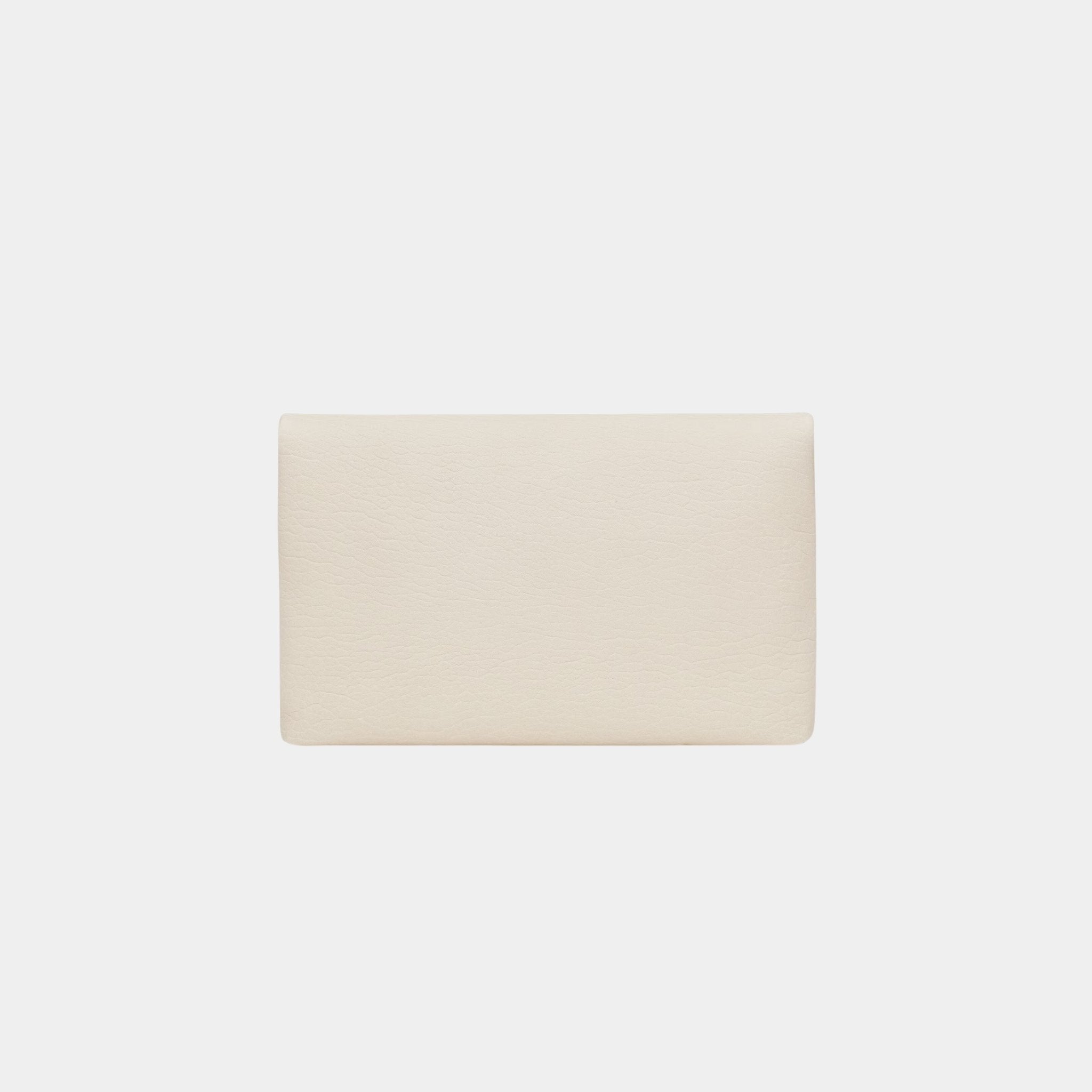 Yves Saint Laurent Cassandre large Envelope Pouch Lambskin, Blanc Vintage, Back