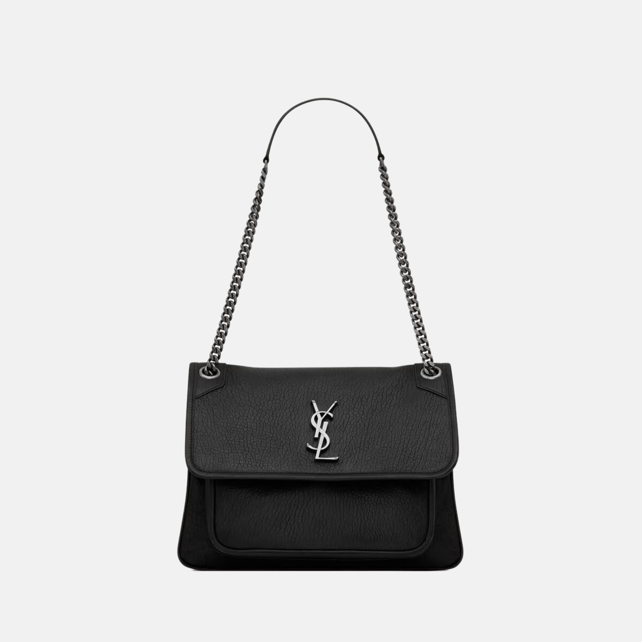 Yves Saint Laurent Niki Medium In Grained Lambskin, Front