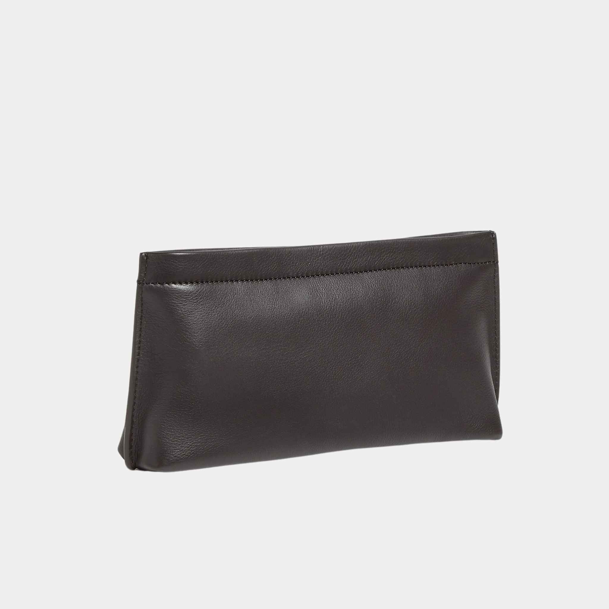 Zegna Dark Brown SECONDSKIN Clutch, Back