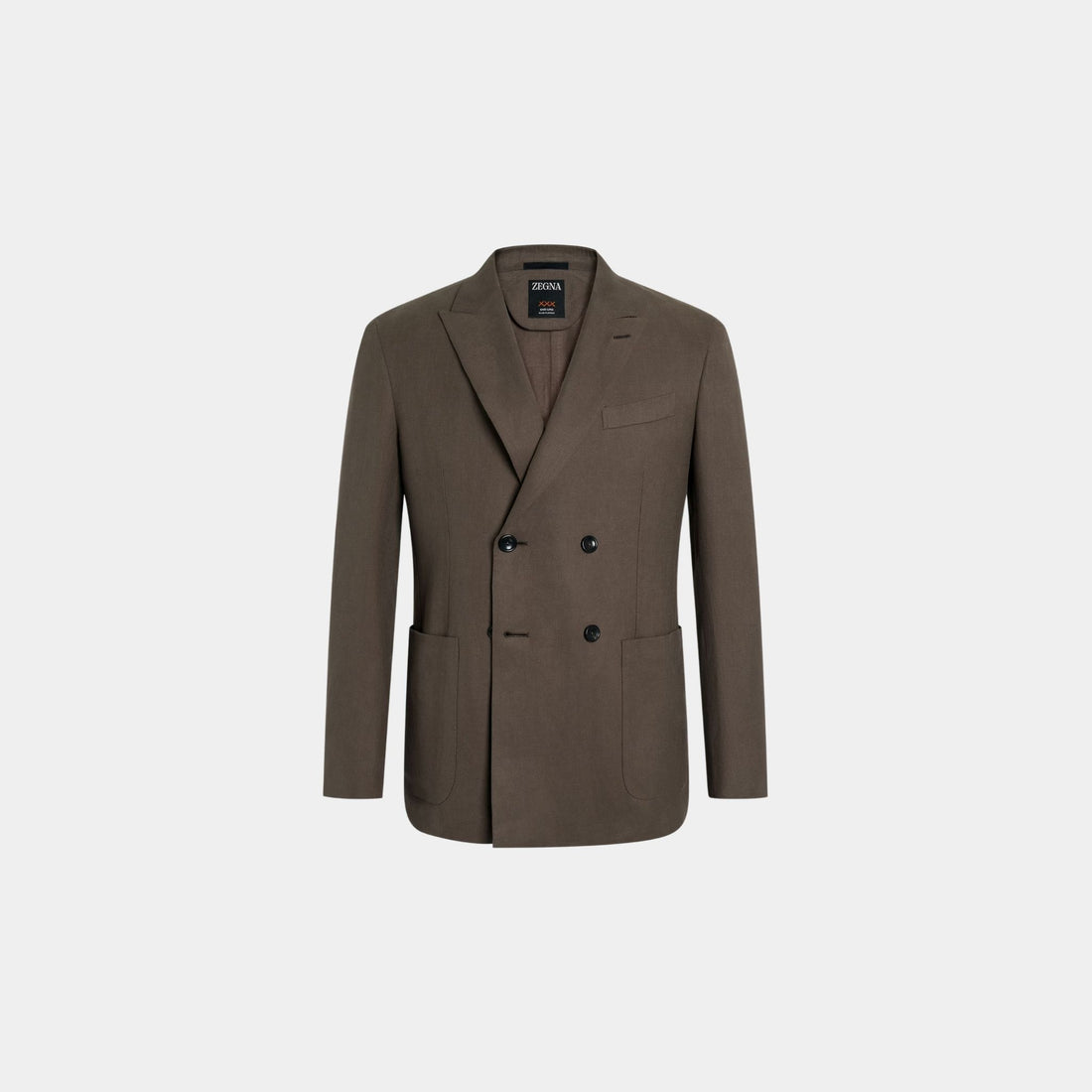 Zegna Oasi Lino Blue Flower Jacket, Front