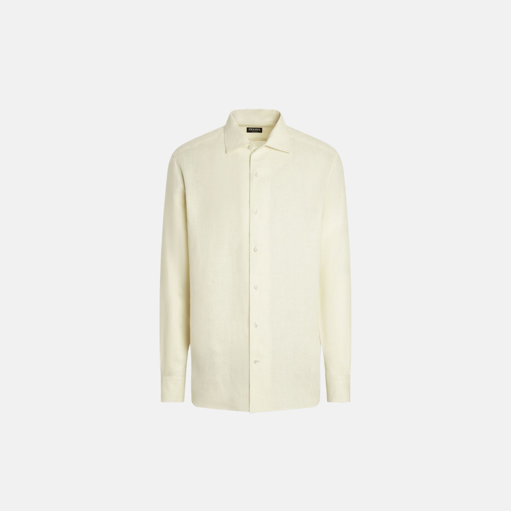 Zegna Oasi Lino Shirt, Light yellow