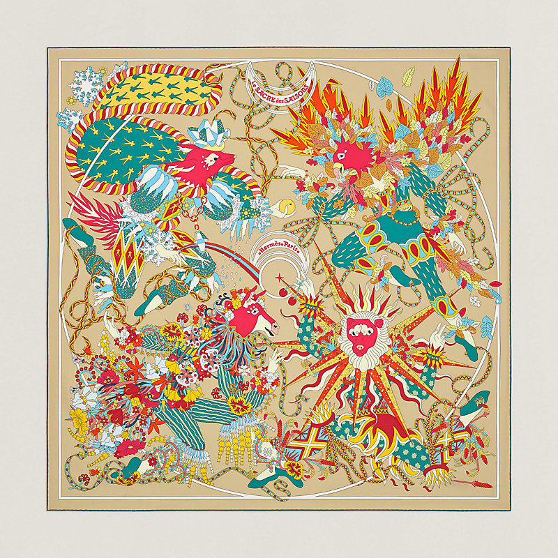 Le Sacre des Saisons scarf 90