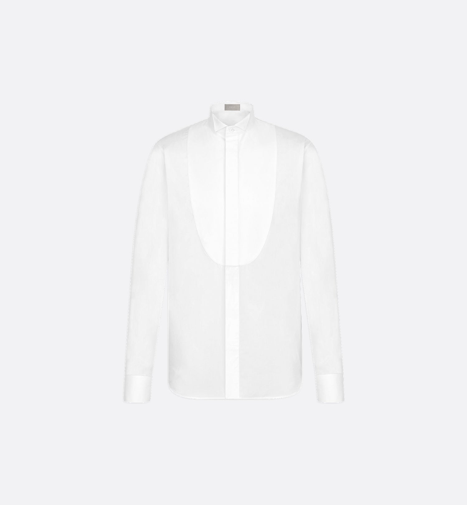 Tuxedo Shirt White Cotton Poplin