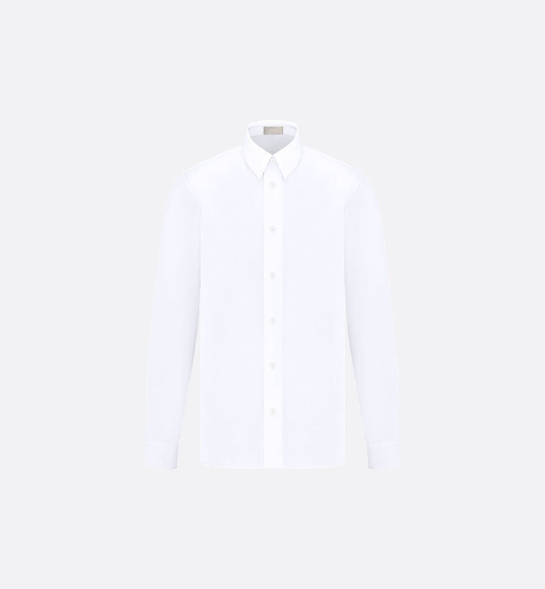 Classic Shirt White Cotton Poplin