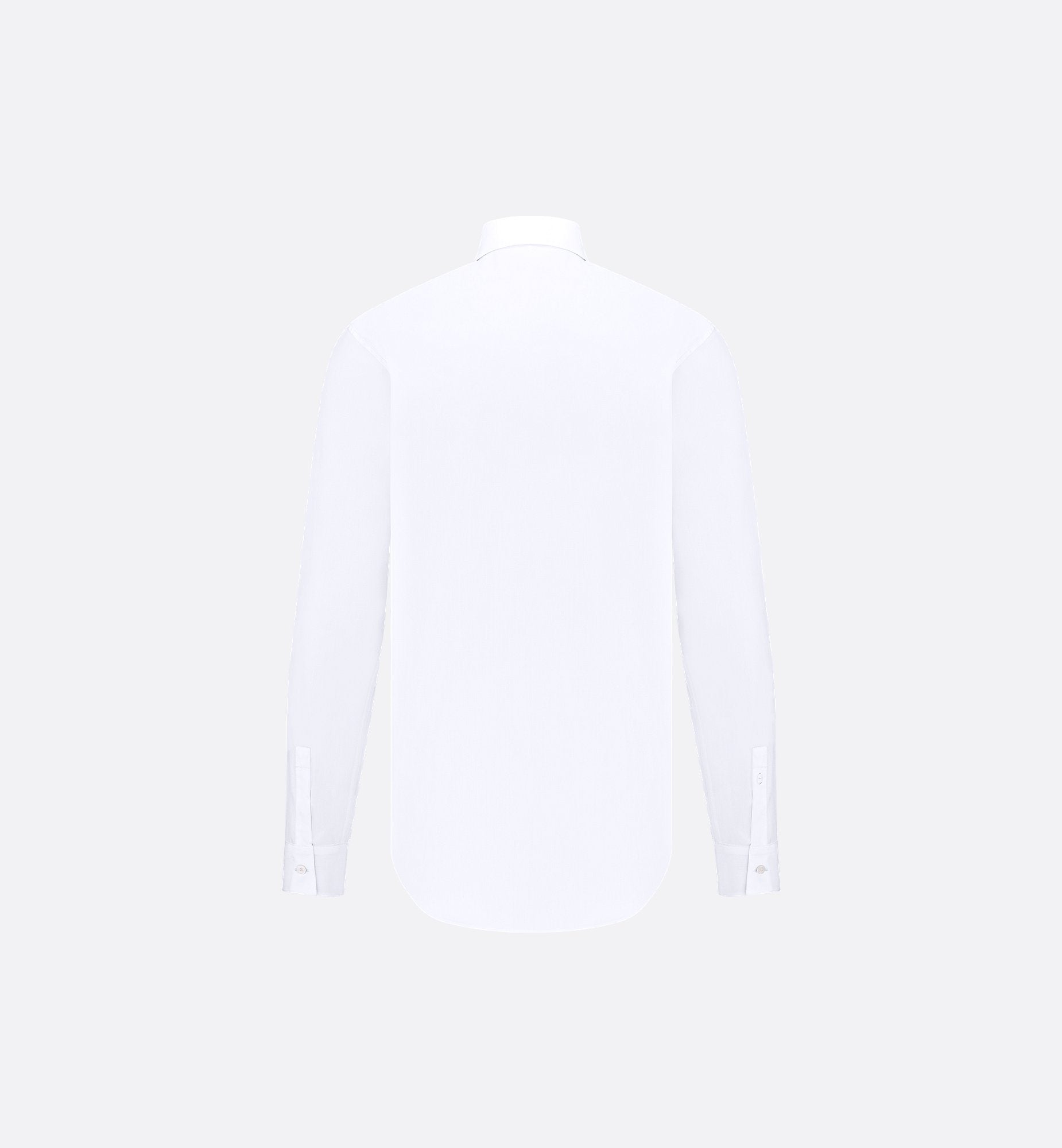 Classic Shirt White Cotton Poplin