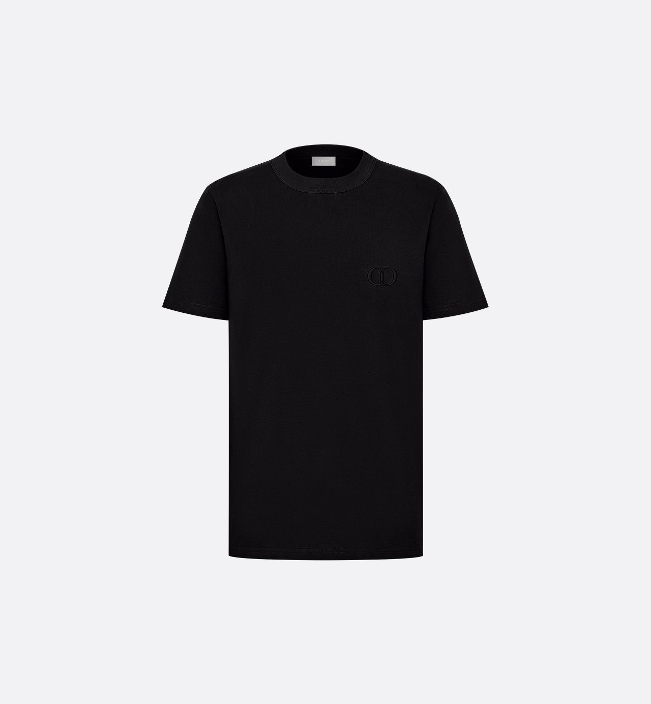 Cd Icon T-Shirt Regular Fit Black Cotton Jersey