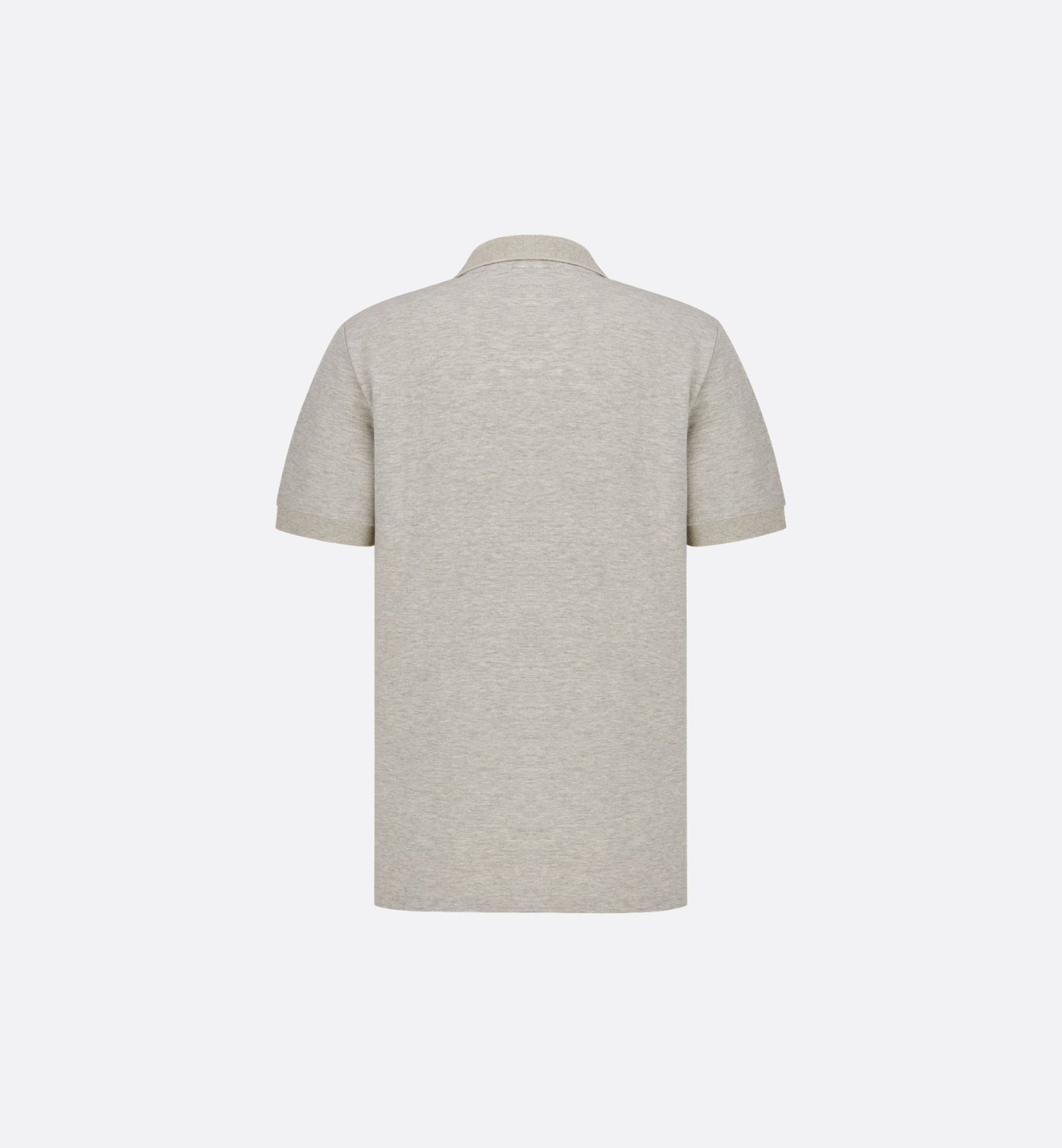 Cd Icon Polo Shirt Gray Cotton Pique