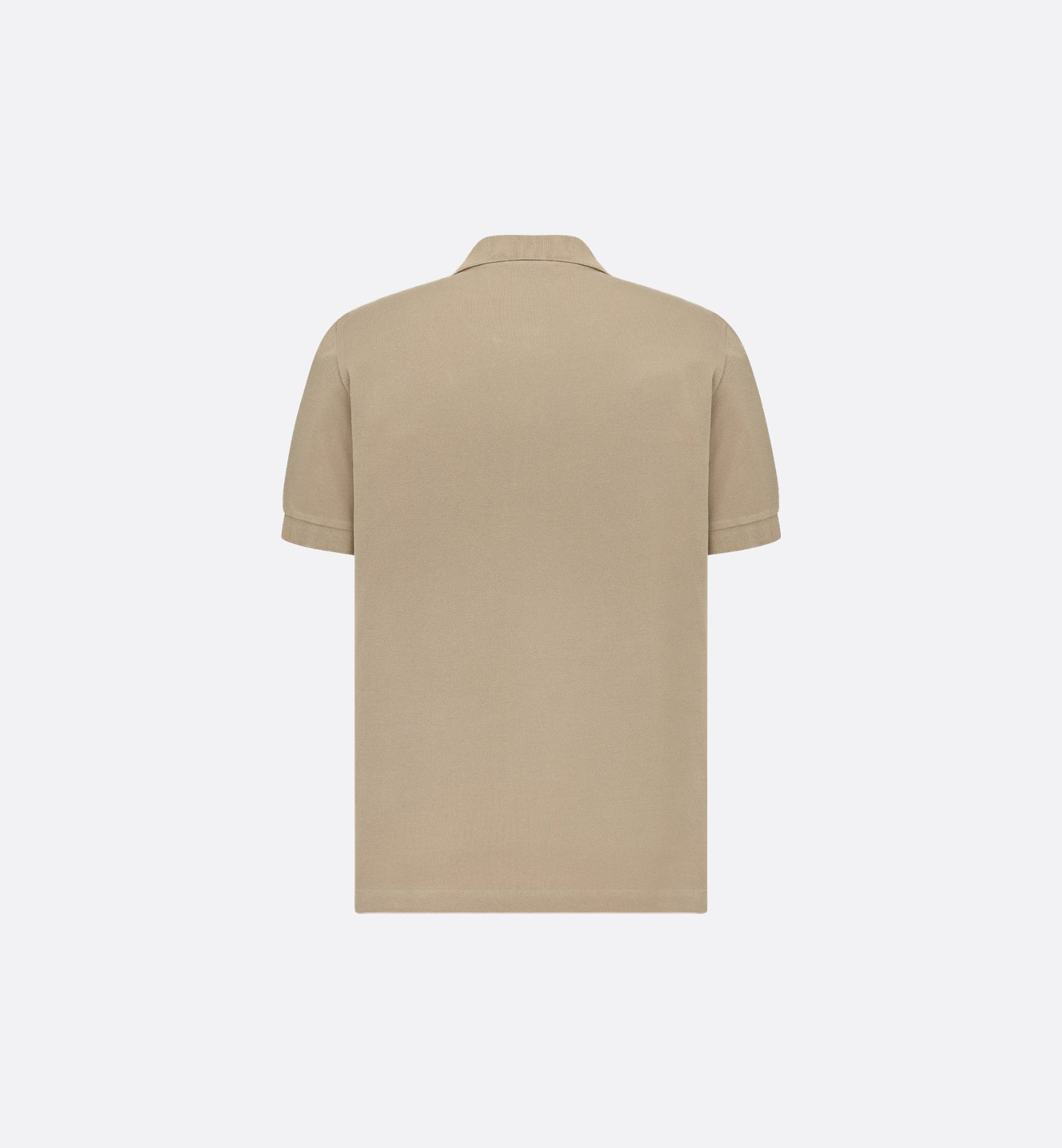 Cd Icon Polo Shirt Beige Cotton Pique