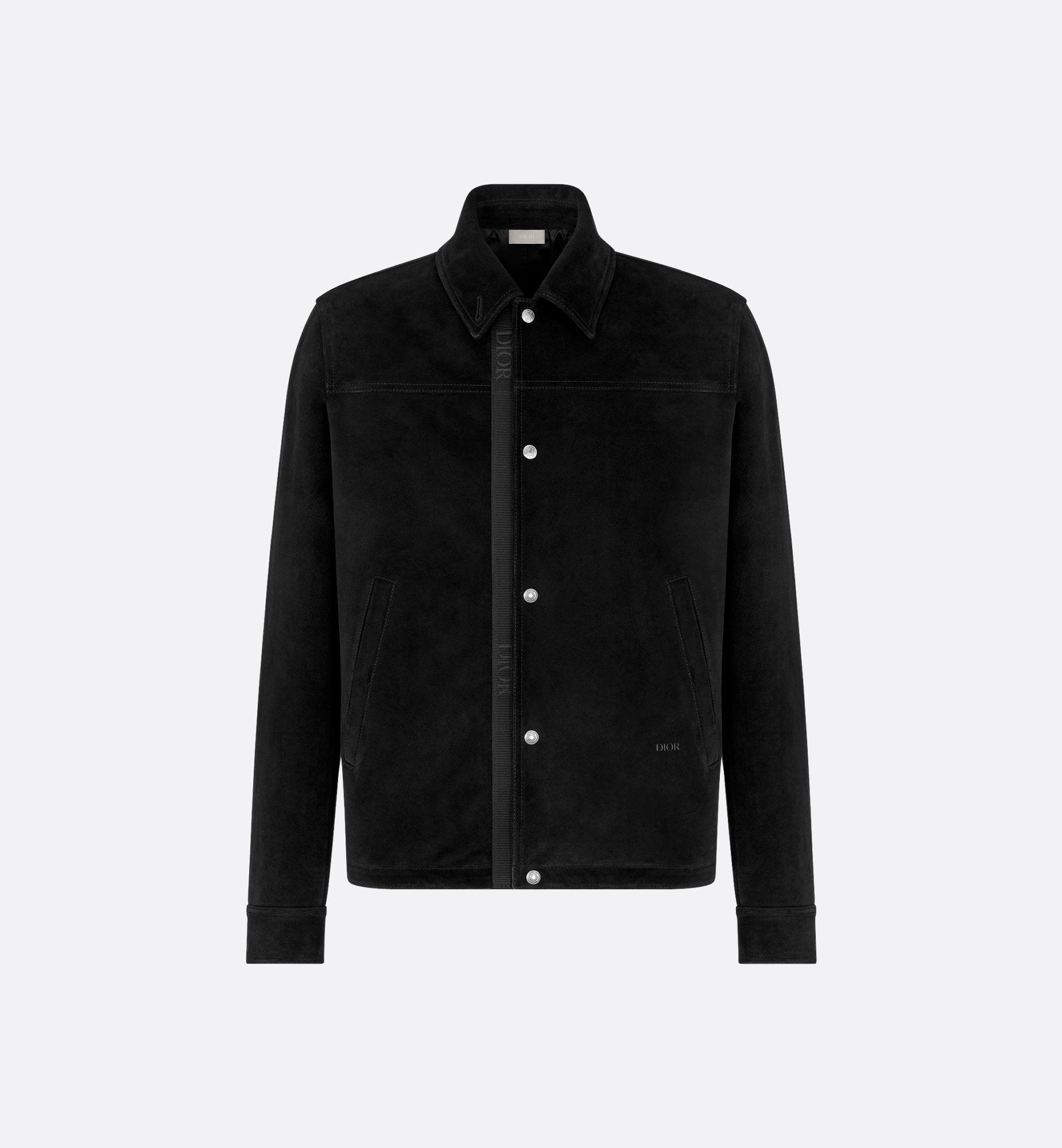 Overshirt Black Suede