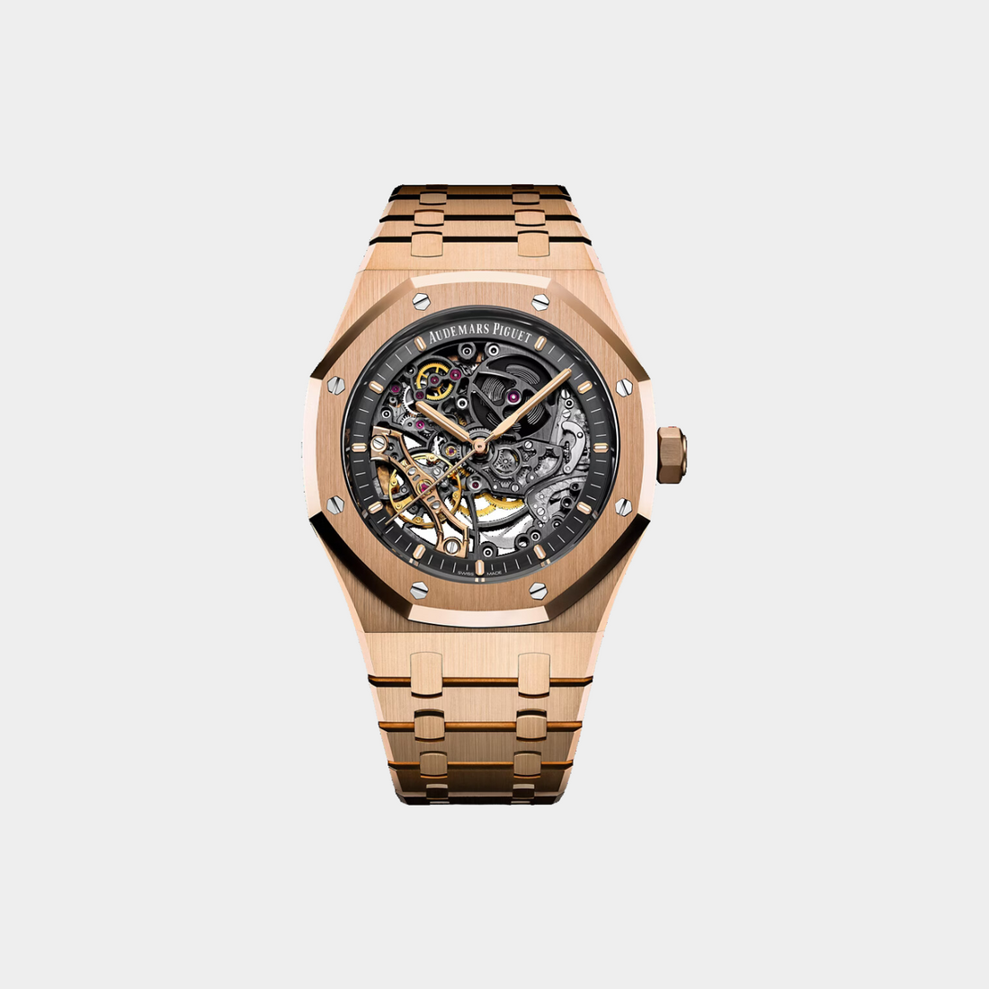 Skeleton Rose Gold 15407OR