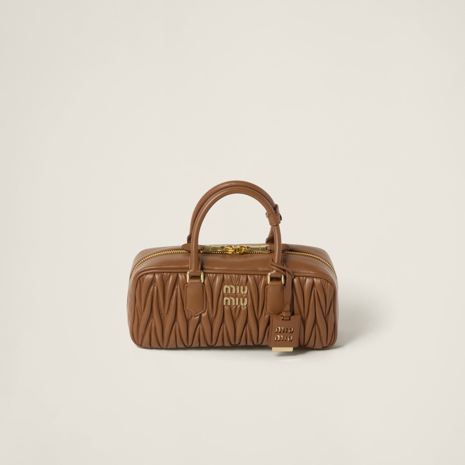 Arcadie matelassé nappa leather bag