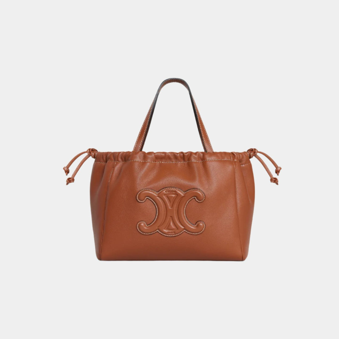 Small Cabas Drawstring Cuir Triomphe In Smooth Calfskin