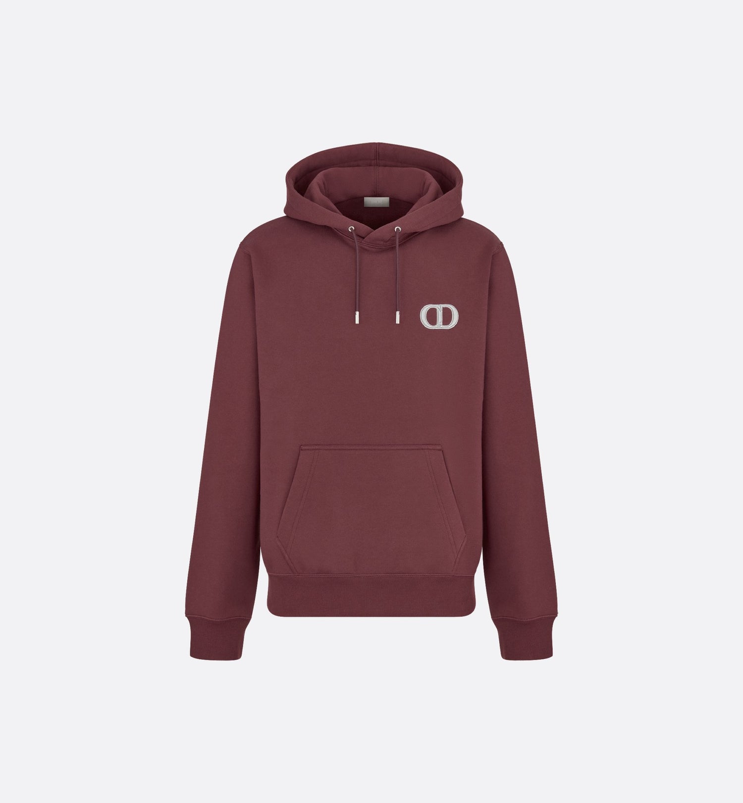 Cd Icon Hooded Sweatshirt Pink Cotton Fleece