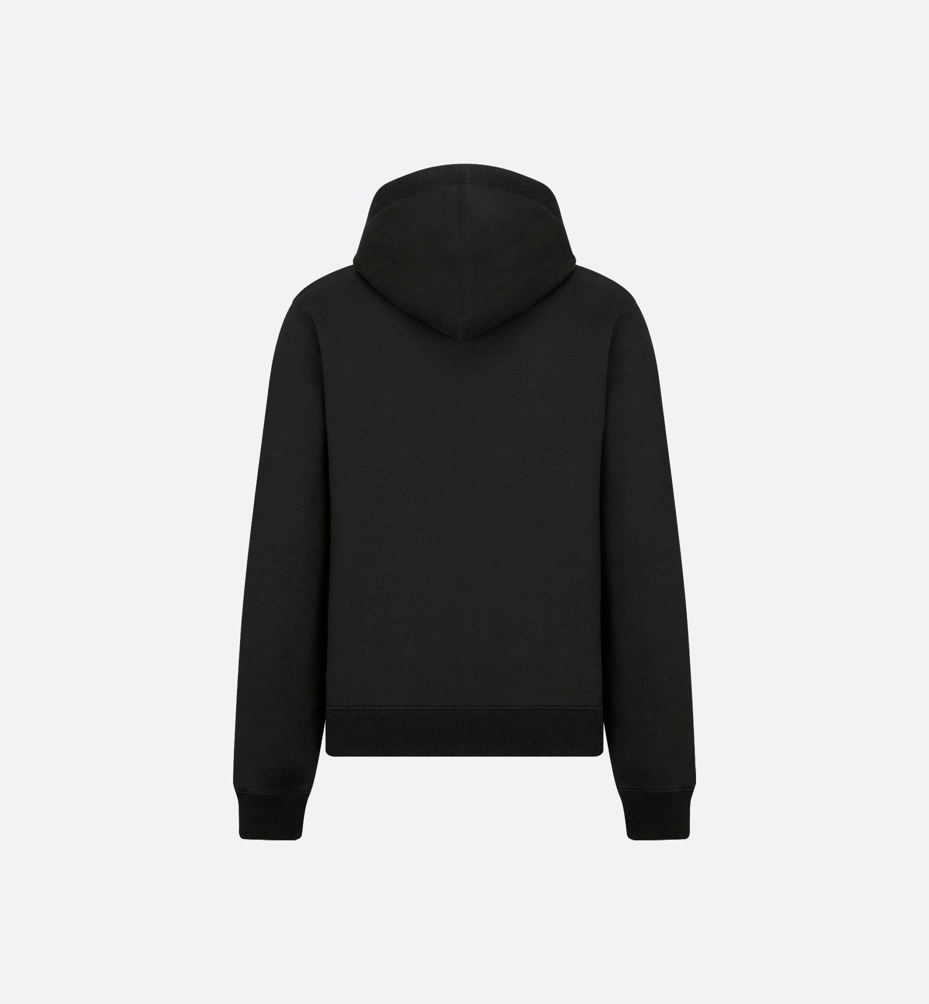 Cd Icon Hooded Sweatshirt Black Cotton Fleece