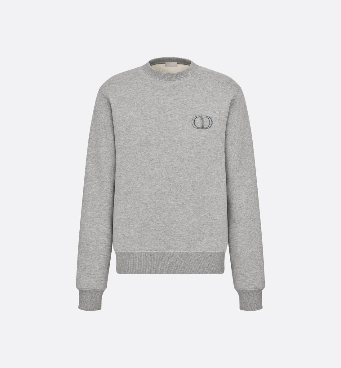 Cd Icon Sweatshirt Gray Cotton Fleece