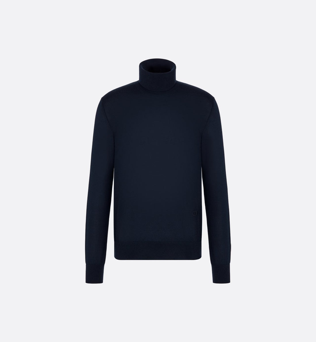 Cd Icon Turtleneck Sweater Navy Blue Cashmere Jersey