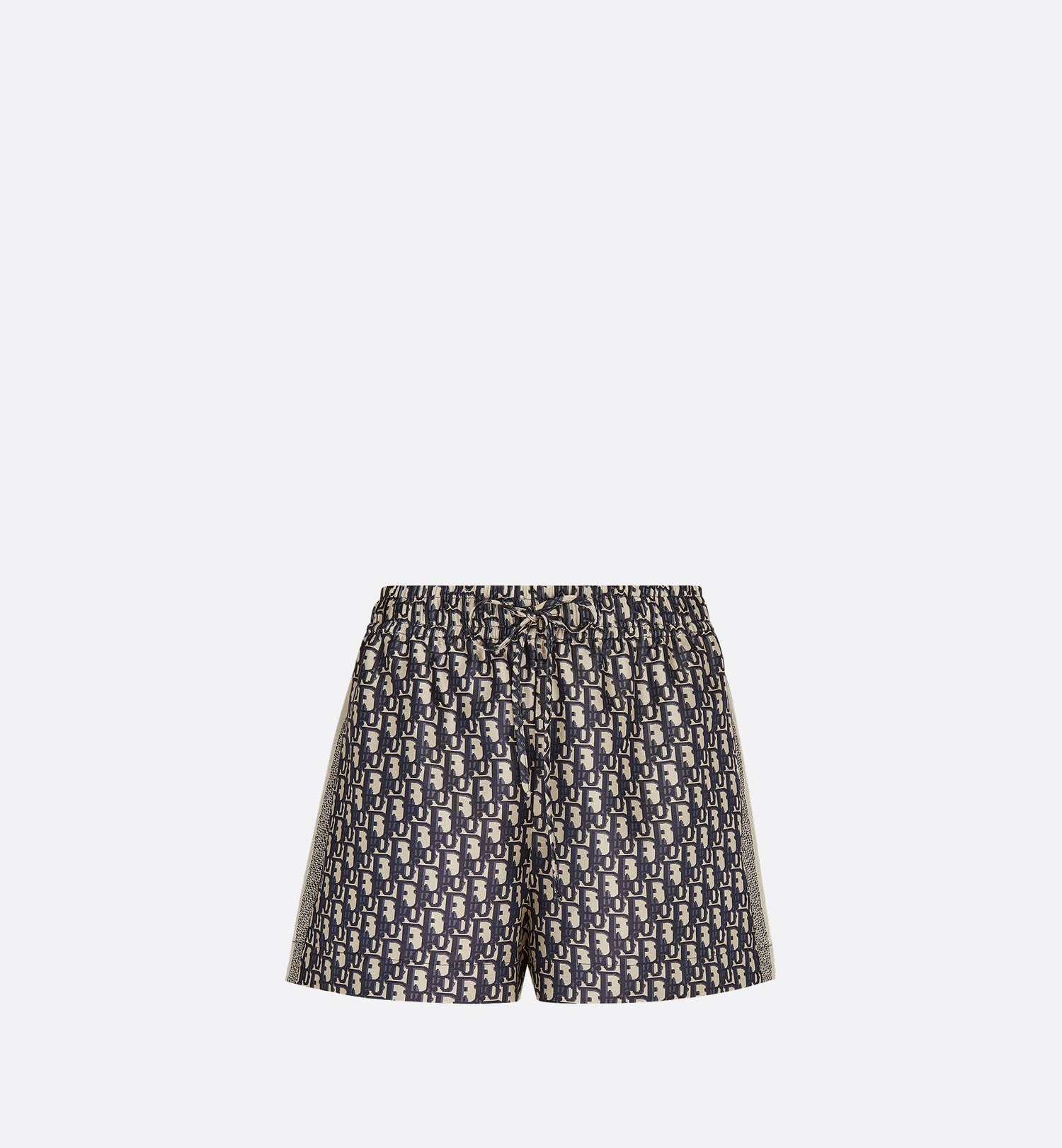 Chez Moi Shorts Blue Dior Oblique Silk Twill