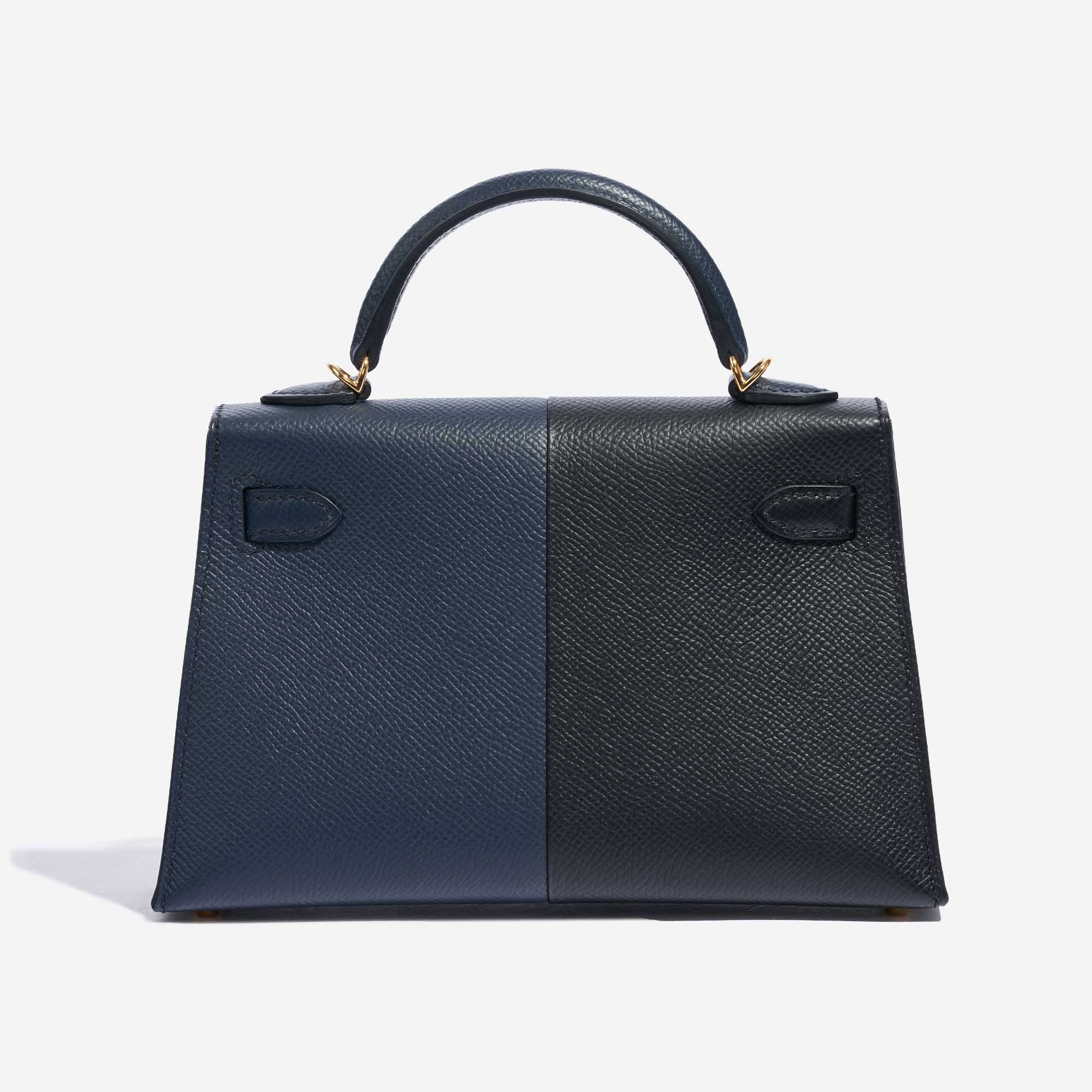 Kelly Mini Epsom Blue Indigo / Black