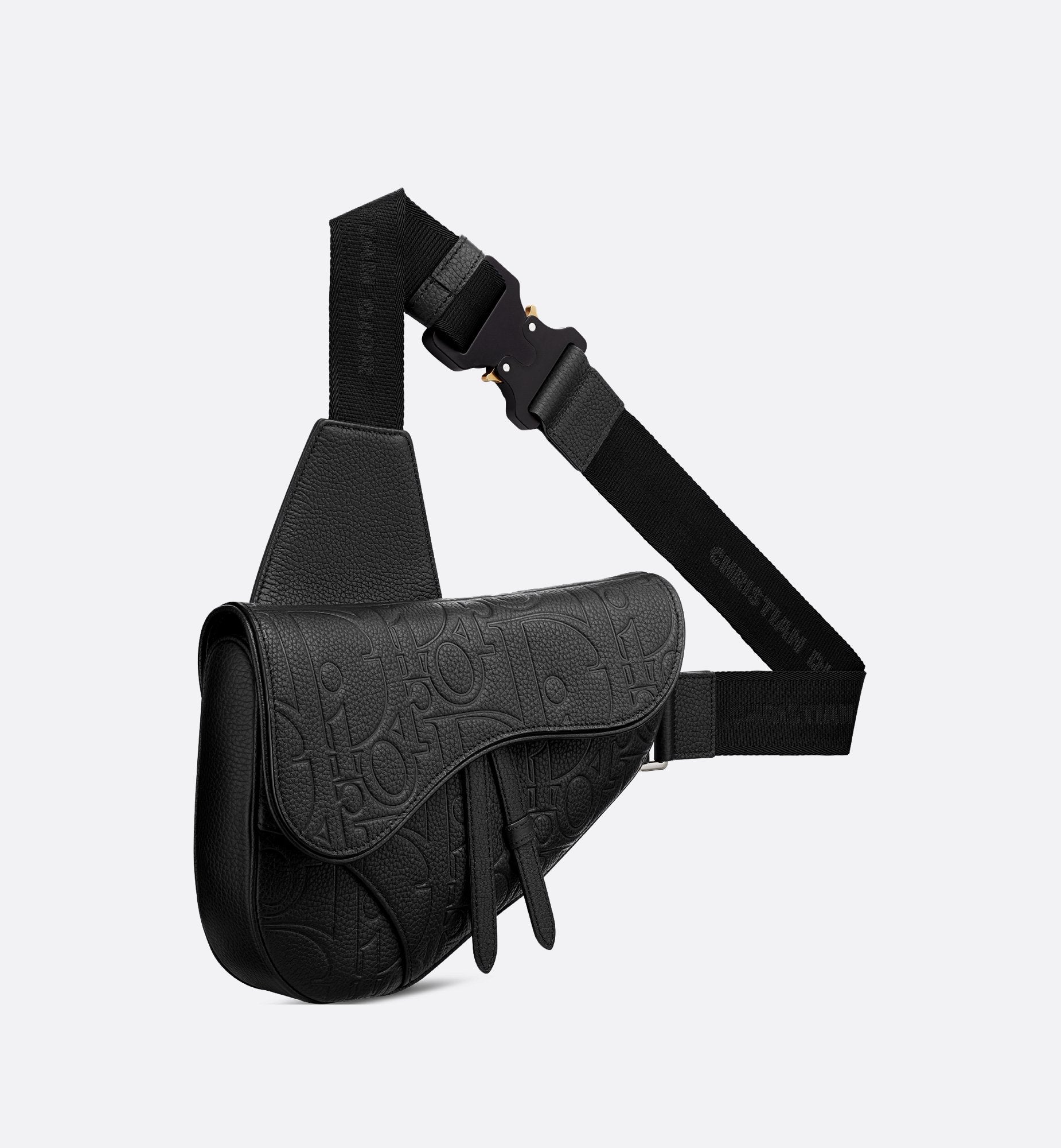 Saddle Bag Black Dior Gravity Leather And Black Grained Calfskin