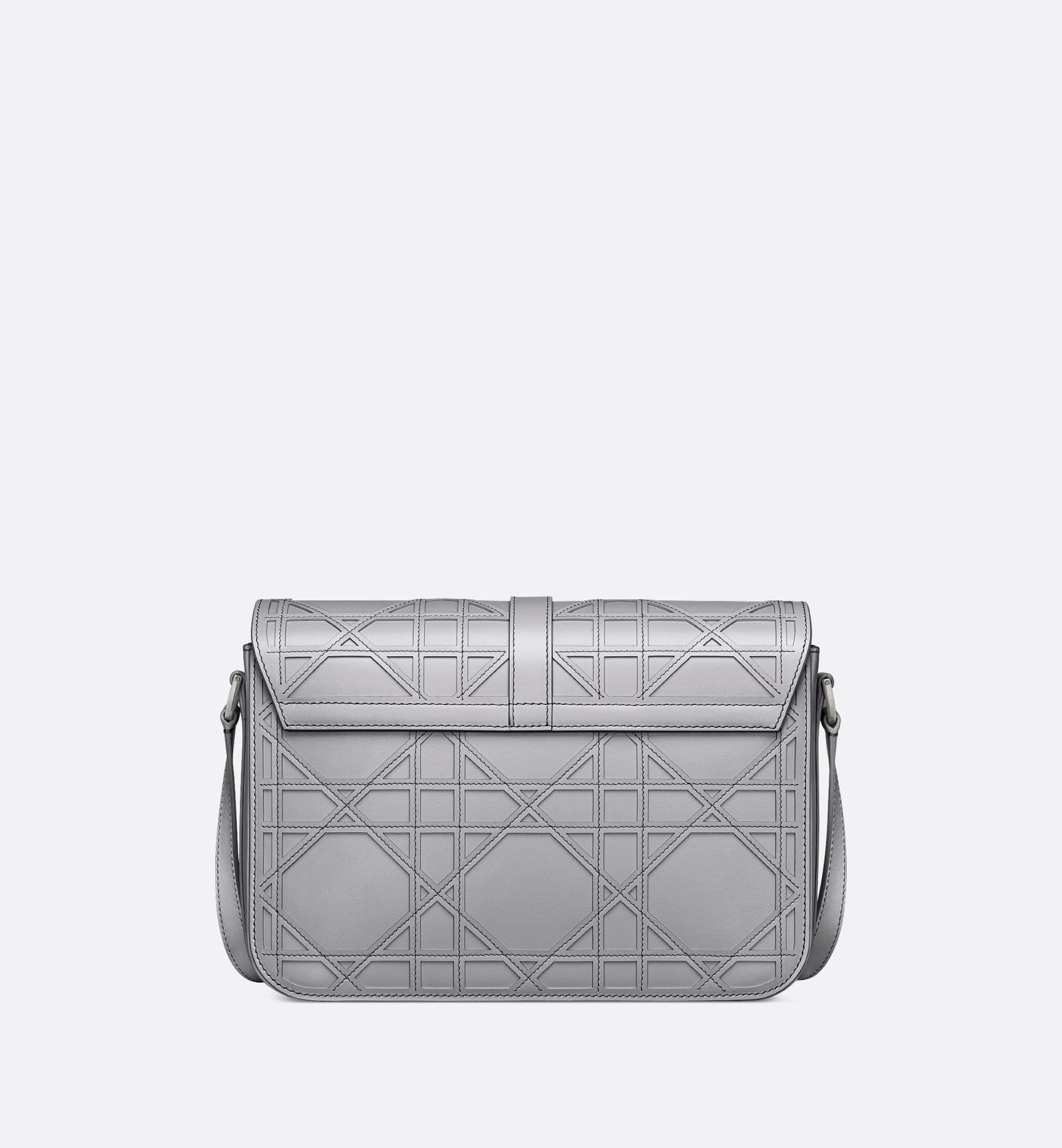 Charm Bag Gray Cannage Cosmo Leather