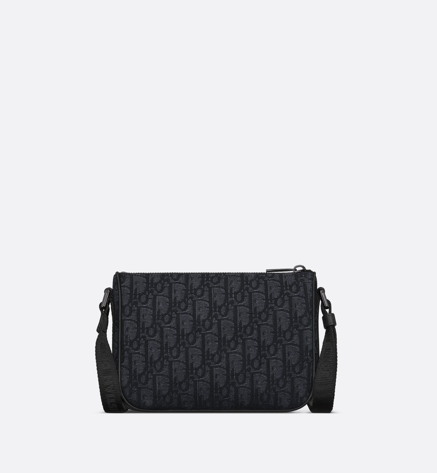 Mini Dior 8 Bag With Strap Black Dior Oblique Jacquard