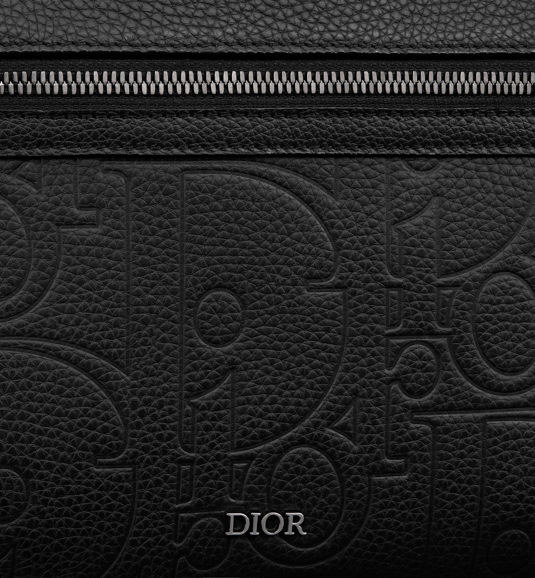 Rider 2.0 Zipped Backpack Black Dior Gravity Leather And Black Grained Calfskin