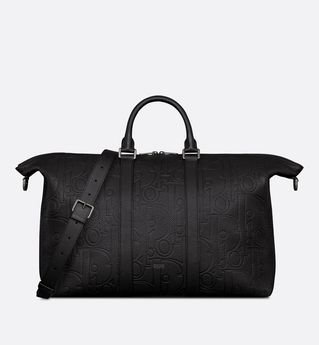 Weekender 40 Black Dior Gravity Leather And Black Grained Calfskin