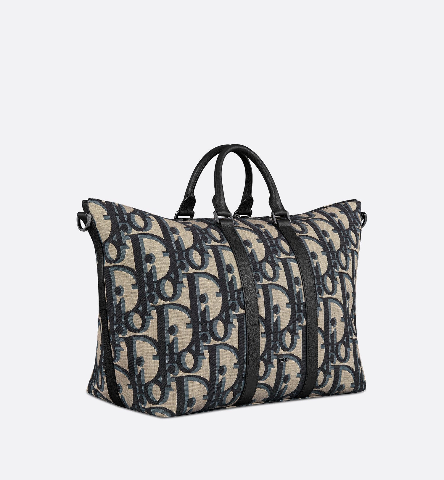 Weekender 40 Beige And Black Maxi Dior Oblique Jacquard