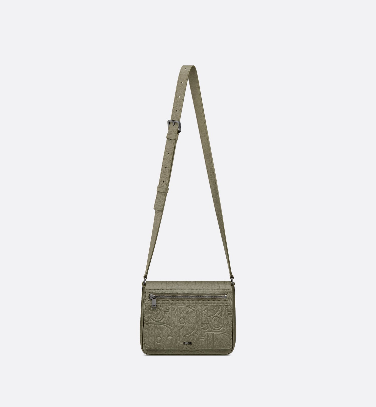 Messenger Bag With Flap Khaki Dior Gravity Leather And Khaki Grained Calfskin